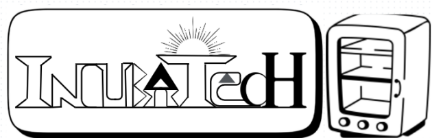 Logo IncubaTech et dessin d’incubateur microbiologique