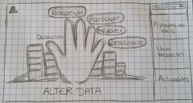 Visuel de la page d’accueil de Alter Data