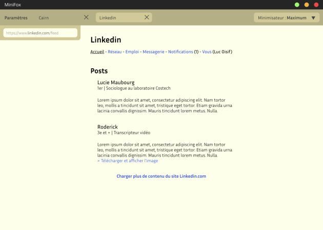 Interface d’assistant d’installation fictif représentant le programme MAJorie